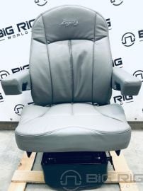 Legacy LO Seat (Gray Leather) Mid Back w/ Arms 188598MW65 - Seats Inc.
