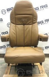 Legacy Silver Seat (Brown Leather) w/ Armrests 188900MW63 - Seats Inc.