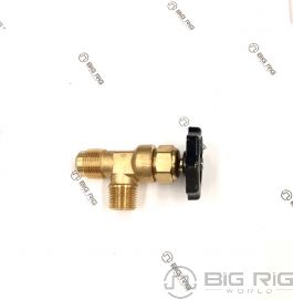 Truck Valve - Male Pipe to SAE 45 Degree Flare 90 Degree - 150 PSI VL2094 - Dynacraft