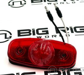 26 Series Red LED Marker/Clearance Light W/Dome - Kit 26270R - Truck Lite