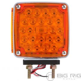 Signal-Stat Dual Face Right Hand Red/Amber Pedestal Light 2758 - Truck Lite