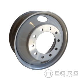 Steel Wheel - Hub Pilot - 24.5 X 8.25 - Gray 50409PKGRY21 - Accuride