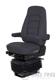 Wide Ride+Serta HiPro (Black Leather) High Back 5300001-900 - Bostrom Seating