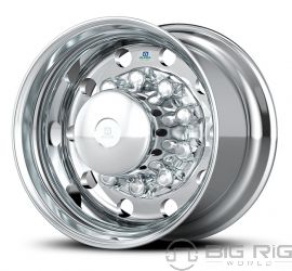 22.5 x 14.00 Alcoa Aluminum Wheel - Mirror Polish Dura-Bright Inside Only 84U612DB - Alcoa