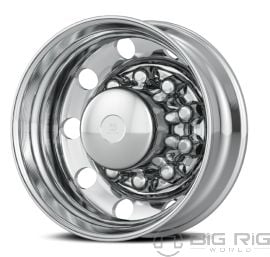 22.5 x 8.25 Alcoa Aluminum Wheel - Mirror Polish Dura-Bright Both Sides 882673DB - Alcoa