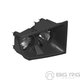 Headlamp - Black Bezel, RH A06-88613-009 - Freightliner