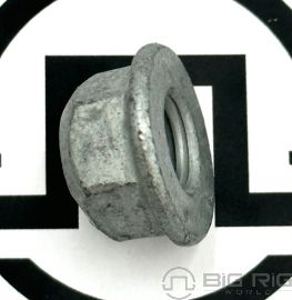 Hexagonat Nut, Locking, Flange, M10 - 1.5, Aluminum And Zinc Alloy 23-13892-010 - Freightliner