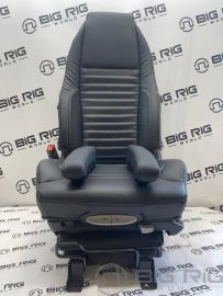 GraMag Highback Seat (Black Leather, Grey Stitching) w/ Armrests AF-11003LE12 - GraMag