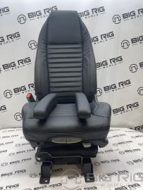 GraMag Highback Seat (Black Leather, Black Stitching) w/ Armrests AF-11003LE11 - GraMag