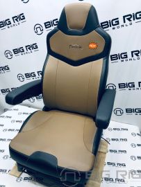 Pinnacle Seat (Black on Brown Leather) w/ Armrests and Heat 187300MWH663 - Seats Inc.