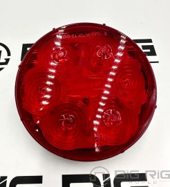 Stop / Tail / Turn Light Red, Round 4 In. 6 LED W/Dry-Fit Connection M42344R - Maxxima