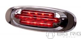 Chrome Oval Red Clearance Marker M72270R - Maxxima