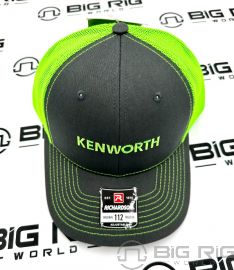 Neon Green & Charcoal Trucker Hat 1445073-00 - Kenworth