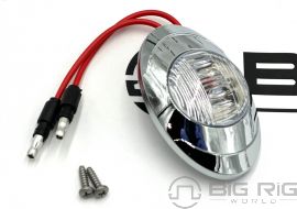 P3 Red LED Clear Lens with Bezel .180 Bullet P201335 - Phoenix
