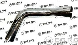 M-Bend Steel Chrome Exhaust Pipe 5in OD/ID LH EP50EL65202C - TRP