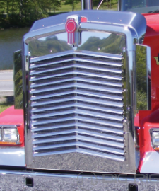 Kenworth Angled Louvered Grille TK-1003 - Trux Accessories