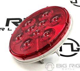 Stop / Tail / Turn Light Red, Round 4 In. M42322R - Maxxima