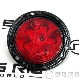 Super 44 Red LED Stop/Turn/Tail Light W/Flange 44326R - Truck Lite