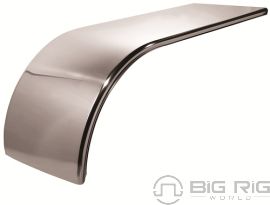 60 In. Fully Smooth Half Fender TFEN-H12 - Trux Accessories