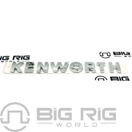 Kenworth Emblem in Chrome R53-1077 - OEM - Paccar - Big Rig World