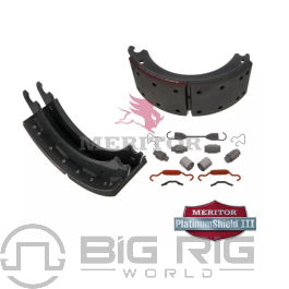 Service Brake Shoe and Lining Kit KSMA2124703QP - Meritor - Big Rig World