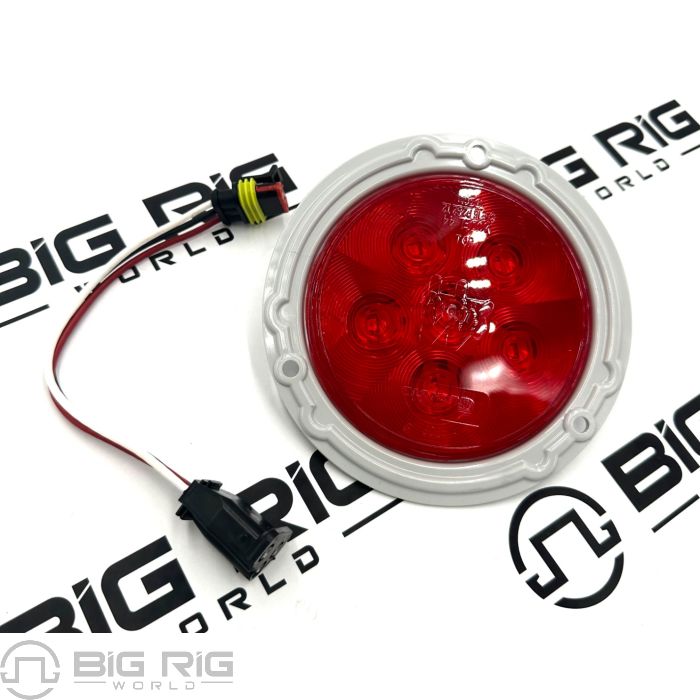 thumbnail image 2 of TRUCK-LITE 44322R Super 44 Red Round LED Lamp – Stop/Turn/Tail, 6 Diode Pattern, 12V, Made In USA 2 of 6