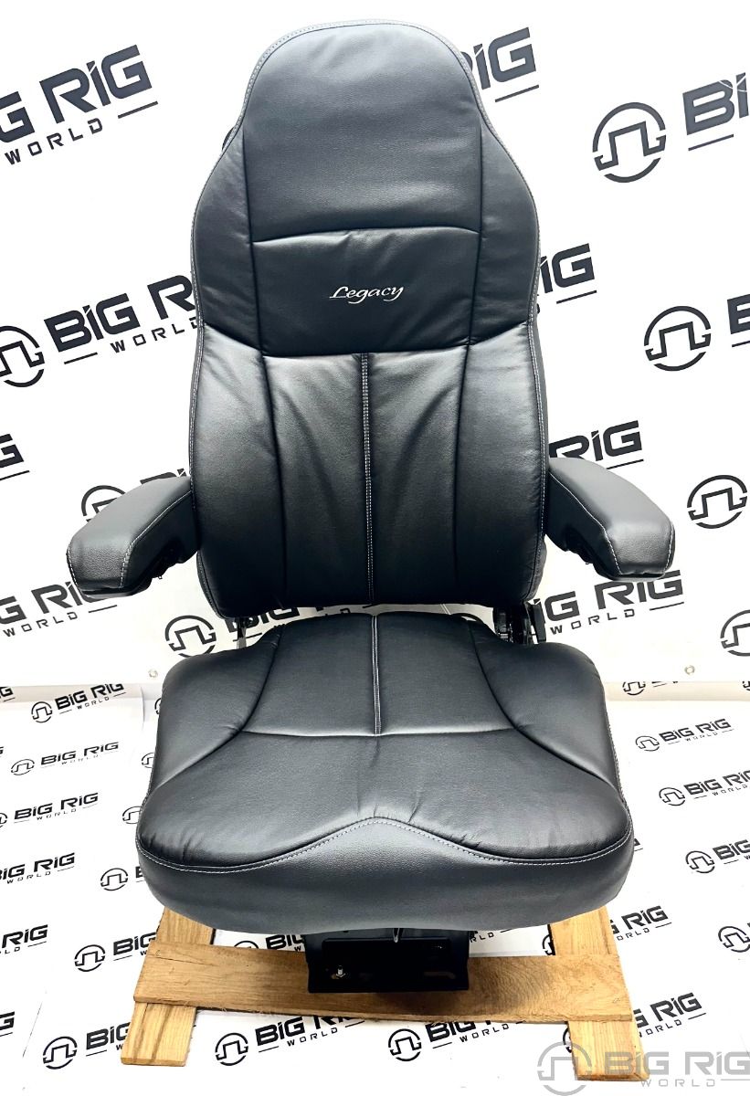 Legacy Silver Air-ride Seat | DuraLeather with D2 Technology - Black