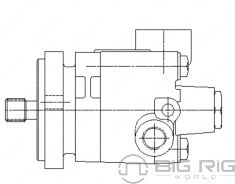 Power Steering Pump 14-12384-005 - Freightliner
