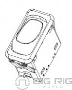 Switch - Rocker, 2 Position, Lat, With Indicator, Amber A06-86377-100 - Freightliner