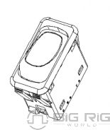 Switch - Rocker, 2 Position, Latch, With Indicator, Amber A06-86377-104 - Freightliner