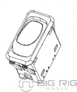 Switch - Rocker, 2 Position, Lat, With Indicator, Amber A06-86377-106 - Freightliner