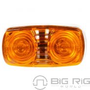 Rectangular 2 Bulb Marker, Clearance Light, Yellow 1203A - Truck Lite