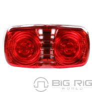 Rectangular 2 Bulb Marker, Clearance Light, Red 1203 - Truck Lite