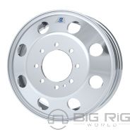 16 X 6K Alcoa Aluminum Wheel - Mirror Polish Inside Only with Dura-Bright - 160282DB - Alcoa