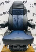 Legacy LO Seat Two Tone (Black and Blue Leather) w/ Armrests 188321MW1162 - 188321MW1162 - Seats Inc.