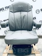 Legacy LO Seat (Gray Leather) Mid Back w/ Arms 188598MW65 - 188598MW65 - Seats Inc.
