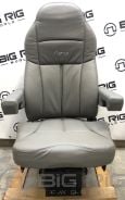 Legacy Silver Seat (Gray Leather) w/ Armrests 188900MW65 - Seats Inc.