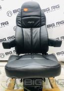 Legacy Silver Seat (Black Leather) w/ Armrests & Heater - 188900MWH61 - Seats Inc.