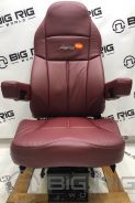 Legacy Silver Seat (Burgundy Leather) w/ Armrests, Heat - 188900MWH64 - Seats Inc.