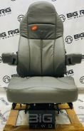 Legacy Silver Seat (Gray Leather) w/ Armrests & Heater - 188900MWH65 - Seats Inc.