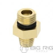 Connector - Straight Thread, O Ring, 3/8-24, 1/4 23-12449-000 - 23-12449-000 - Freightliner