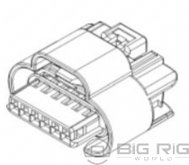 Plug - 6 Cavity, Global Terminal 150SCL, PAC15336013 23-13144-604 - Freightliner