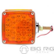 Signal-Stat Dual Face Left Hand Red/Amber Pedestal Light 2753 - 2753 - Truck Lite