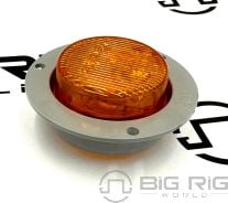 30 Series, LED, Yellow Round, 2 Diode, Marker Clearance Light 30251Y - Truck Lite