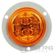 30 Series Low Profile Yellow LED Marker/Clearance Light W/Flange 30386Y - Truck Lite