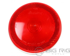 40 Series, Incandescent, Red, Round 1 Bulb, Stop/Turn/Tail, Reflectorized, PL-3, 12V 40215R - Truck Lite