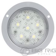 Super 44 Clear Dome Light W/Gray Flange 44339C - Truck Lite
