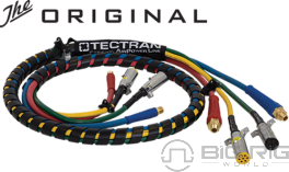 Color-Coded 4-in-One Auxiliary ABS AirPower Lines 8 ft - 13A0802TEC - Tectran