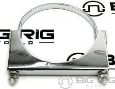 5 Inch Chrome U-Bolt Exhaust Clamp 10290 - United Pacific