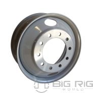 Steel Wheel - Hub Pilot - 24.5 X 8.25 - Gray 50409PKGRY21 - 50409PKGRY21 - Accuride